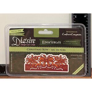 DS-EDGX-CBOW Diesire Edgeables Metal Die Christmas BOW CRAFTERS COMPANION